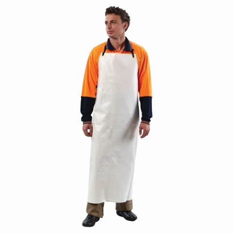 PRO SAFETY PVC APRONS - WHITE